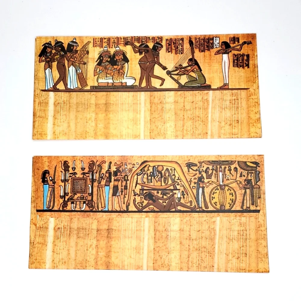 Egyptian Papyrus Designed Styles on Paper Envelopes 20 per pkg, set of 4 pkgs